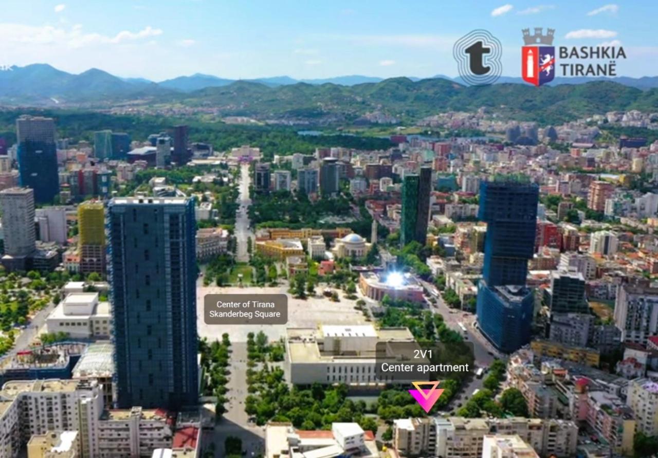 2V1 - Center Apartment 4 Tirana Bagian luar foto